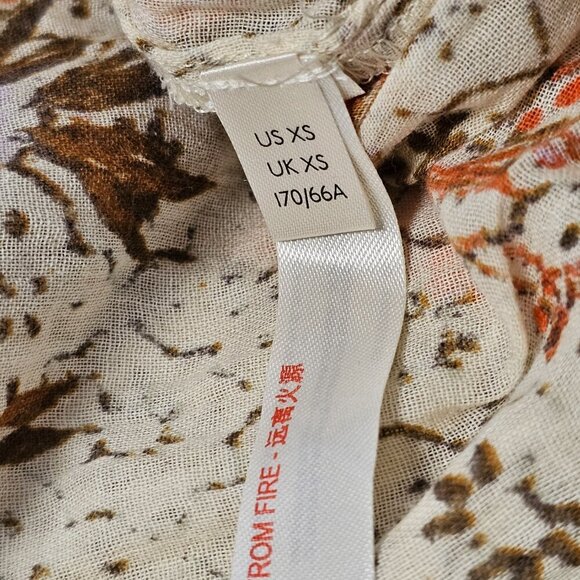 Free People Intimately Picnic Partay Pants Women Oversize XS Beige - Picture 13 of 14